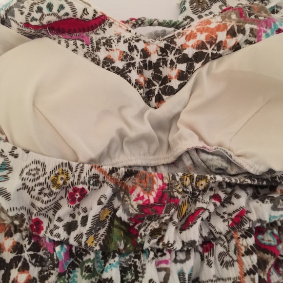 Bella du Jour Boho top multi-color sz small women - Picture 3 of 7